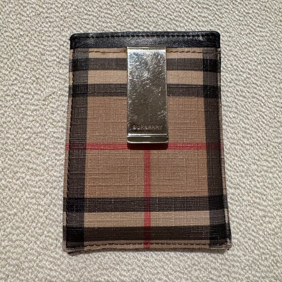 Burberry Cardholder w/ Money Clip - Picture 3 of 4